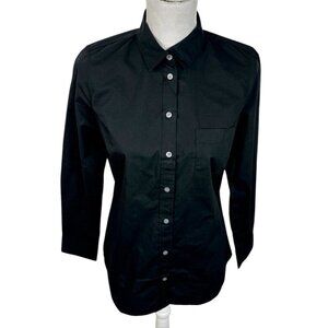 J. Crew Women's S Perfect Fit Poplin Button Front Shirt NWT
